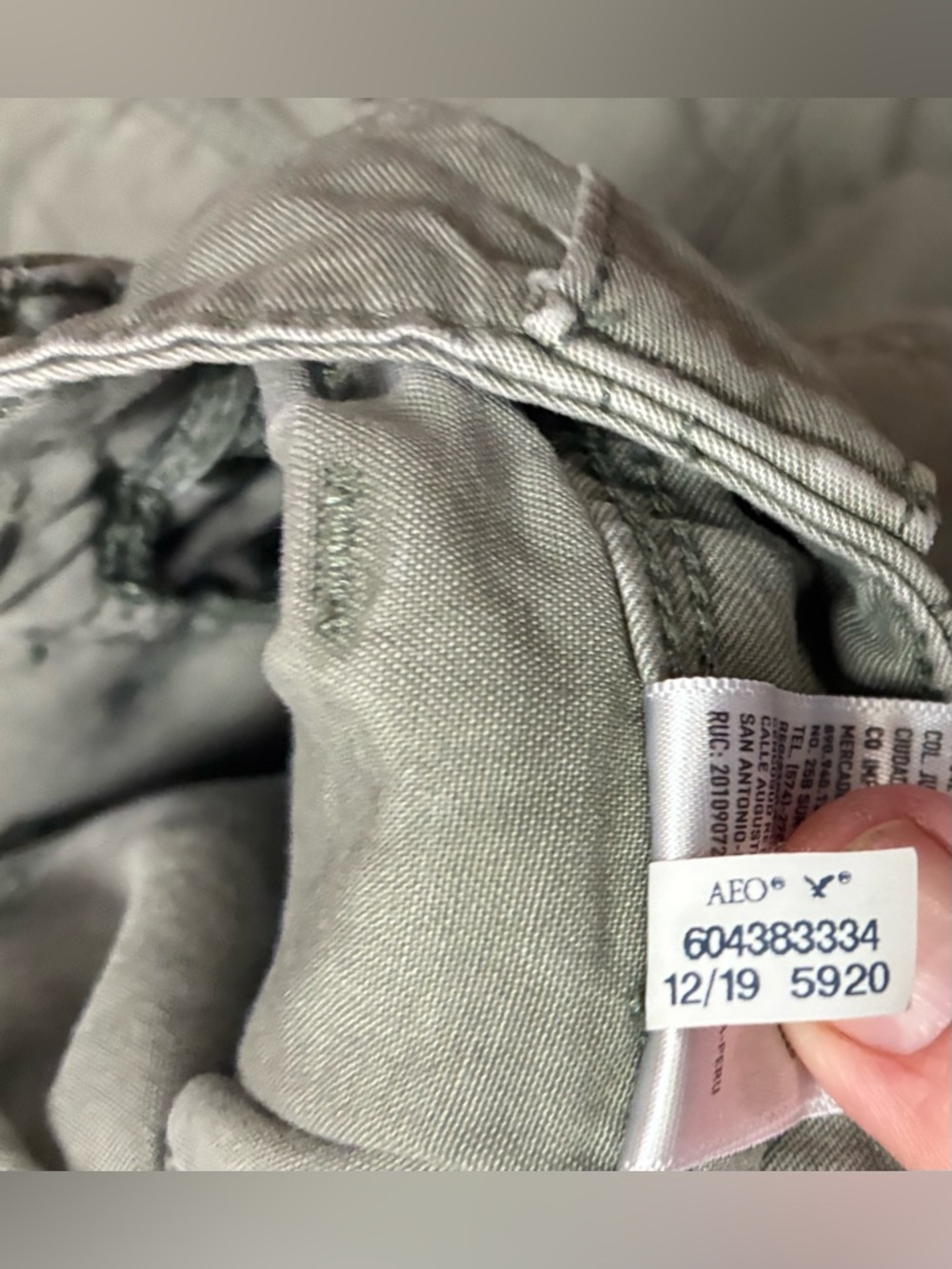 American Eagle Outfitters Olive Green Utility Skirt - Picture 4 of 6